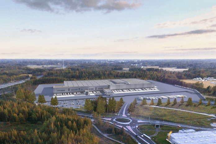 Lidl Järvenpää jakelukeskus.