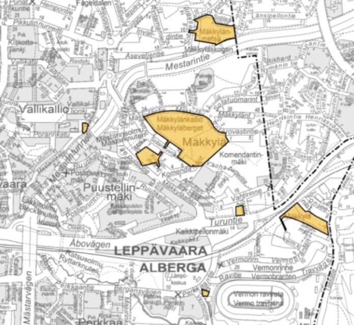 Sponda Leppävaara kartta